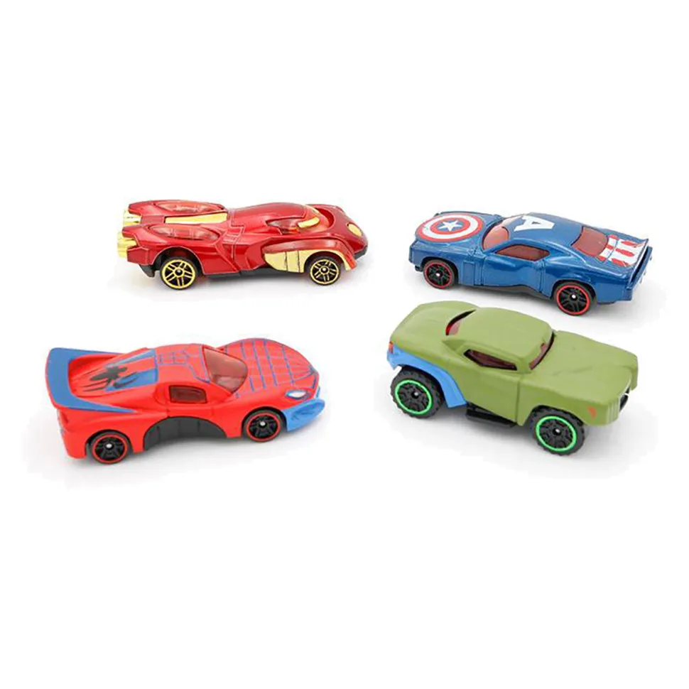 Набор машинок A-Toys металлические 7,5х3,3х2,5 см цветные