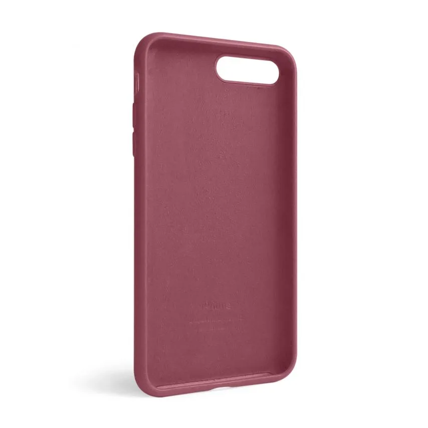 Чохол силиконовий для Apple iPhone 7 Plus 8 Plus бордовий