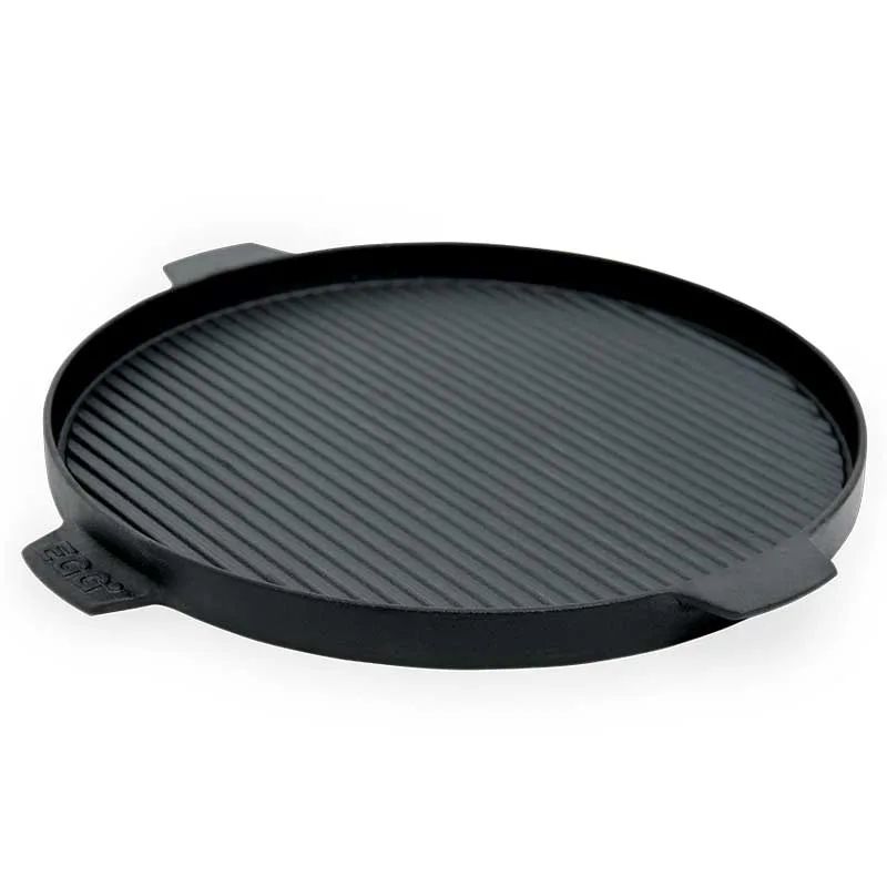 Плита двусторонняя чугунная для грилей Big Green Egg 35 см черная