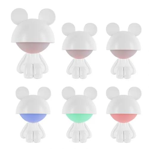 Светильник-ночник LED Kite Cute Mouse с аккумулятором белый для детей и взрослых