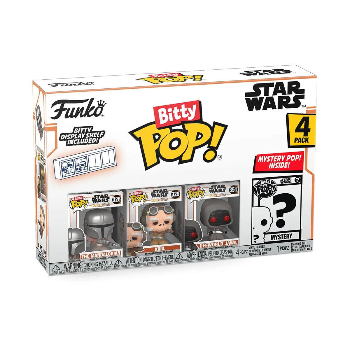 Набор подарков Funko POP (Bitty): Mandalorian - Mandalorian 4pk