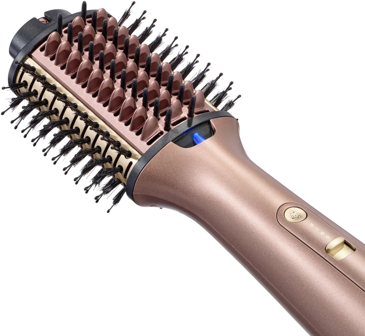 Фен-щітка Babyliss Air Power Volume, 1000 Вт, 2 швидкості, насадка-дифузор, іонізація, холодний обдув, керамічне покриття, рожевий
