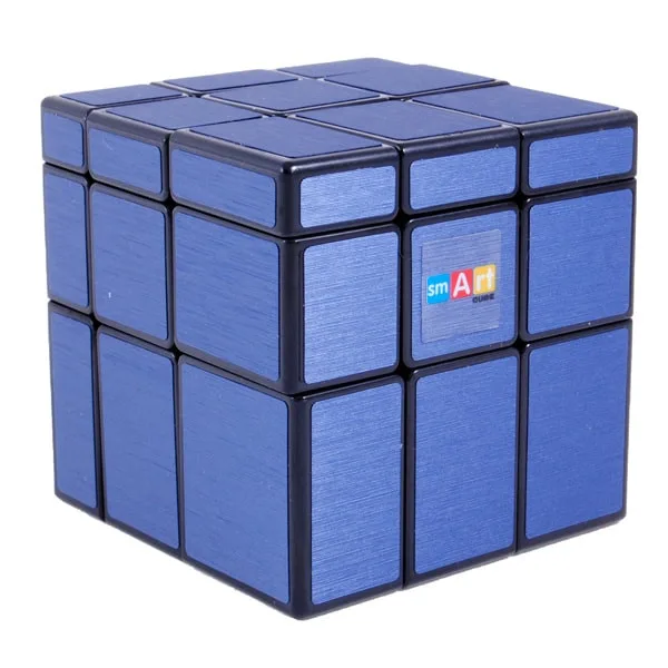 Кубик Рубіка Smart Cube дзеркальний 12x12x6,5 см пластик блакитний