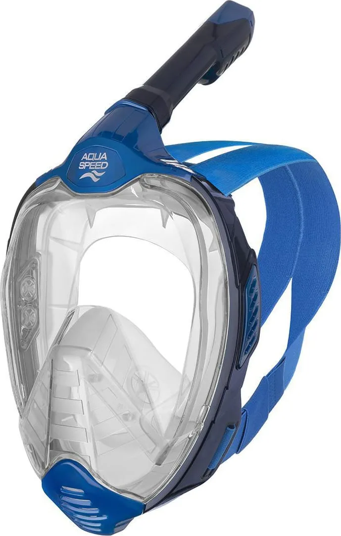 Повнолицьова маска AQUA SPEED силікон S/M синя
