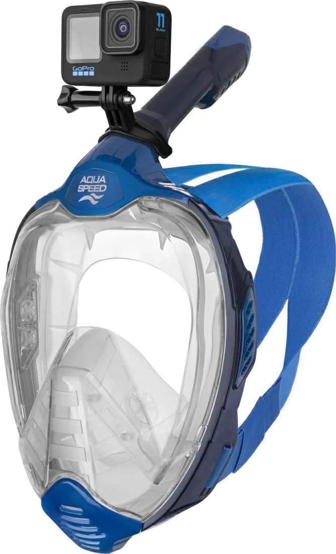 Повнолицьова маска AQUA SPEED силікон S/M синя