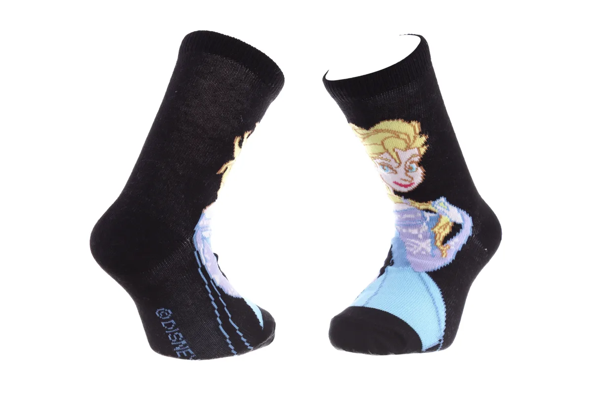 Шкарпетки DISNEY PRINCESS 60% бавовна 31-34 чорний