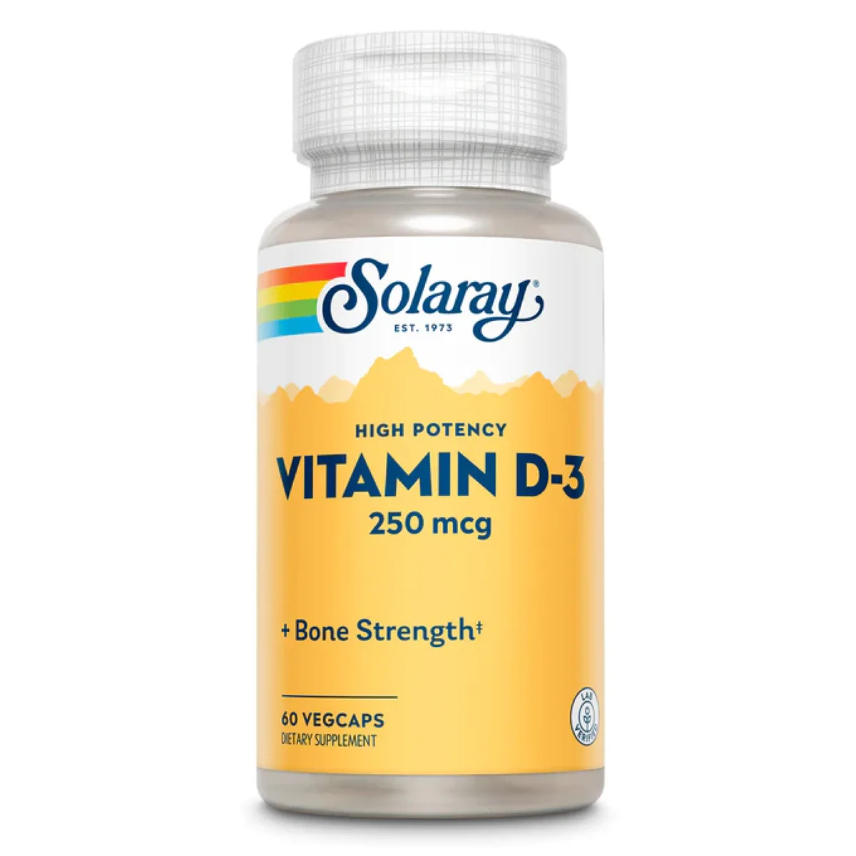 Витамин D3 Solaray 250 мкг 60 VegCaps