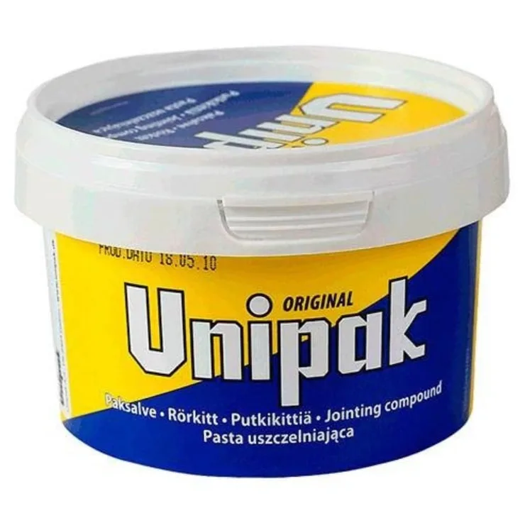 Паста герметик Unipak Unigum 360 г водостійкий для сантехнічних з'єднань