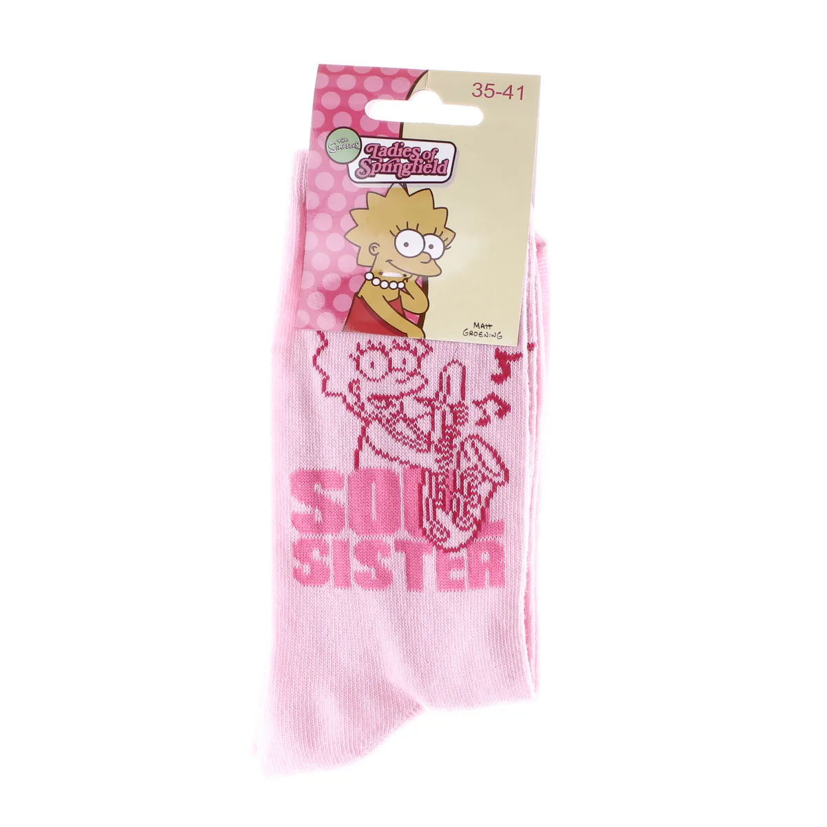 Шкарпетки SIMPSON 68% бавовна 35-41 світло-рожевий