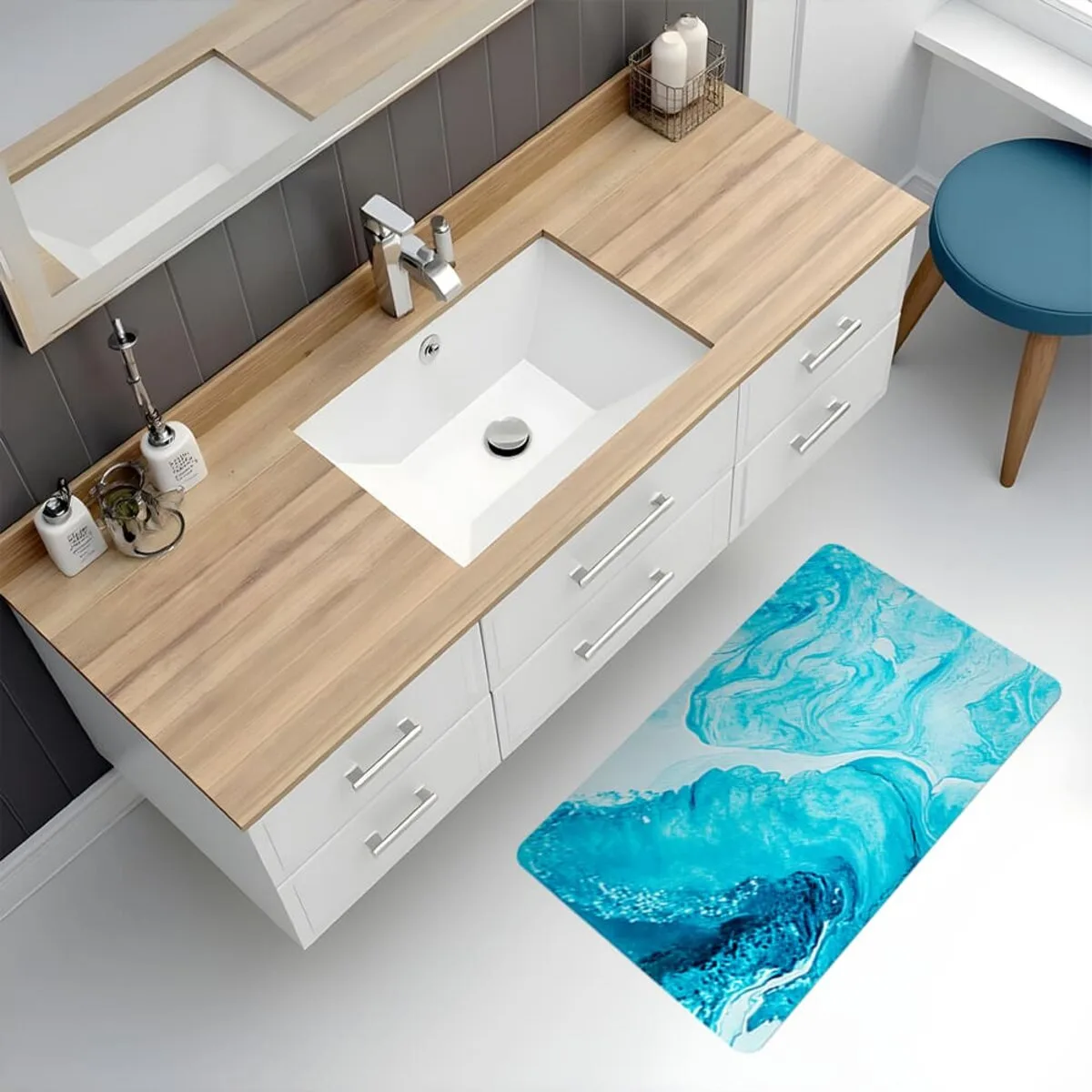 Вологопоглинаючий килимок 50х80 см діатомітовий різні кольори