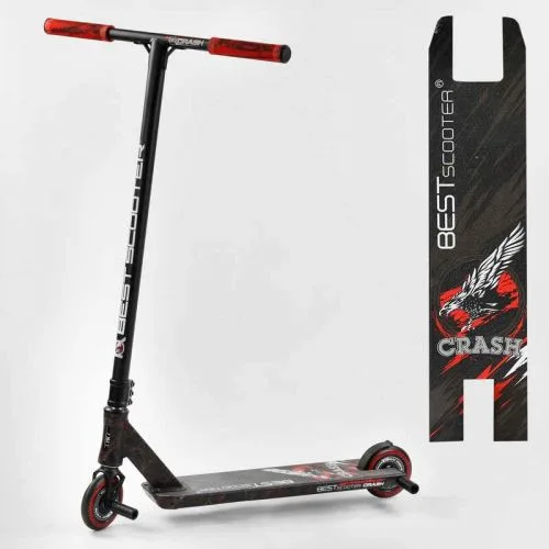 Труковий самокат Best Scooter CRASH HIC-система з ПЕГІ алюмінієвий диск колеса 110 мм.