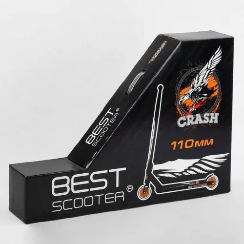 Труковий самокат Best Scooter CRASH HIC-система з ПЕГІ алюмінієвий диск колеса 110 мм.