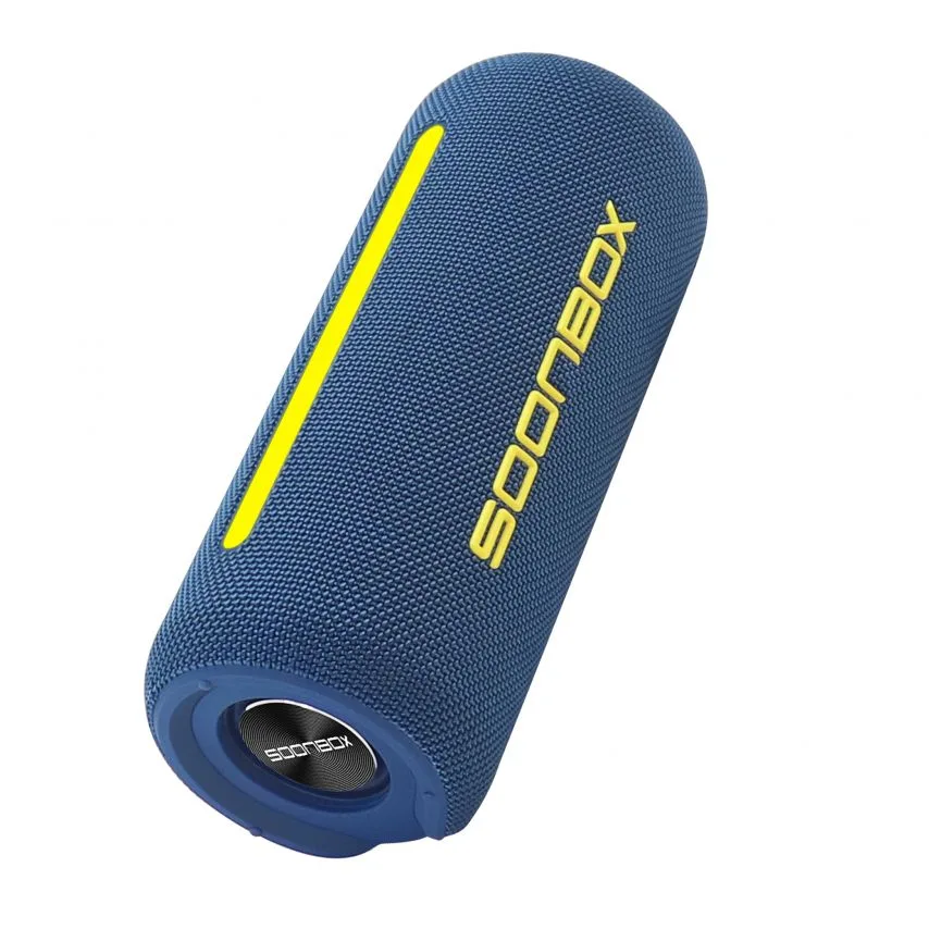 Портативна колонка Soonbox 20W 2 динаміки Bluetooth 5.3 синя
