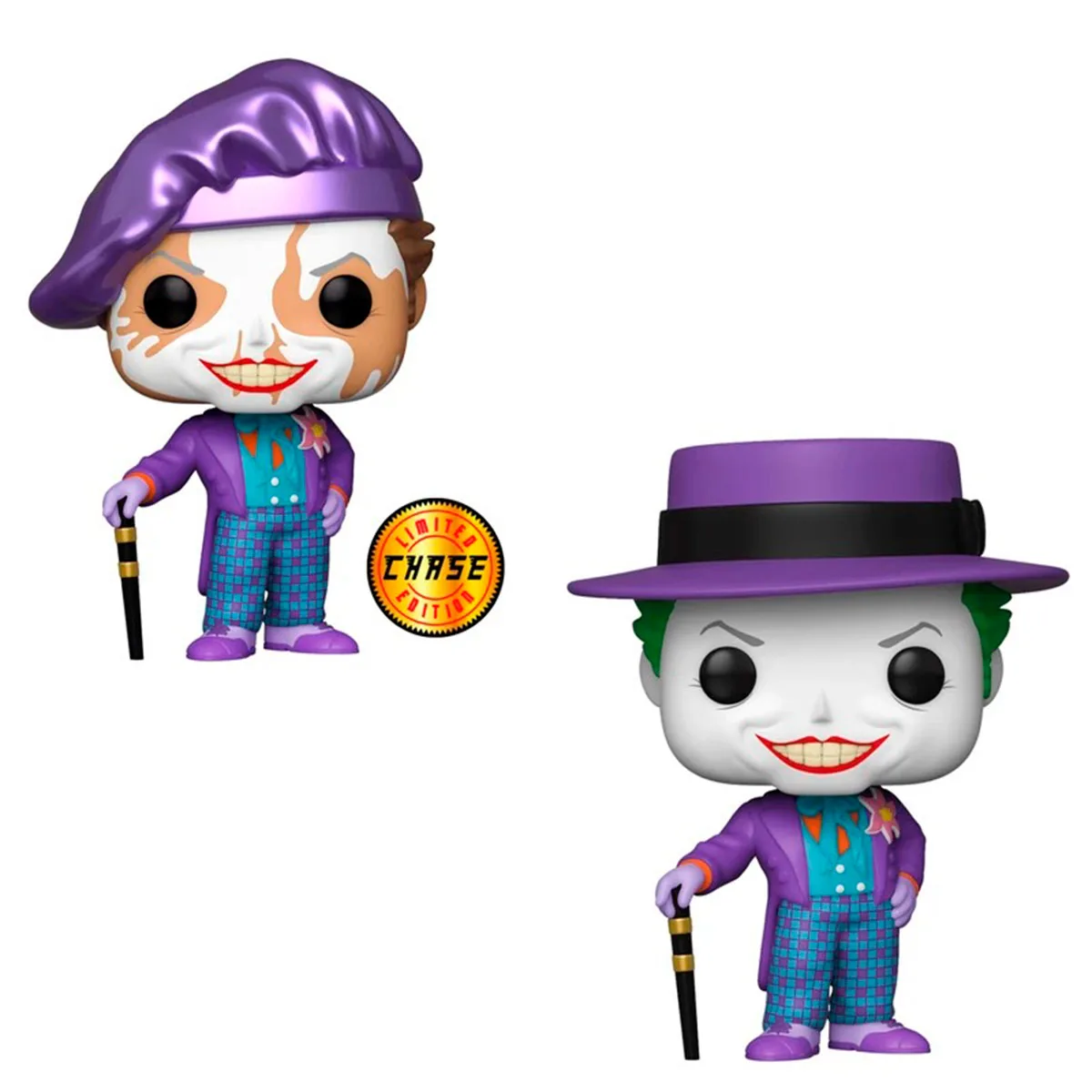 Ігрова фігурка Funko POP! вінілова 9,6 см Batman 1989 Joker з капелюхом Chase