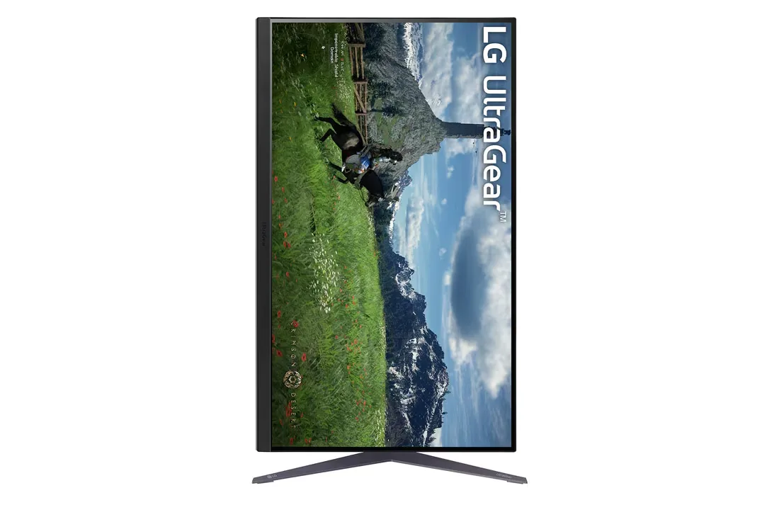 Монітор LG 31.5" 32GS85Q-B 2xHDMI, DP, USB, Audio, NanoIPS, 2560x1440, 180Hz, 1ms, DCI-P3 98%, G-SYNC, FreeSync, Pivot, HDR10