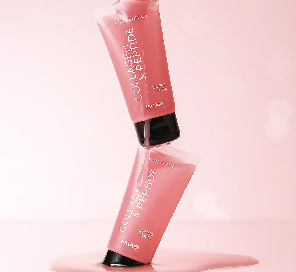 Пептидно-колагенова маска-плівка Hillary Collagen & Peptide Lifting Mask (Pink Edition), 90 мл