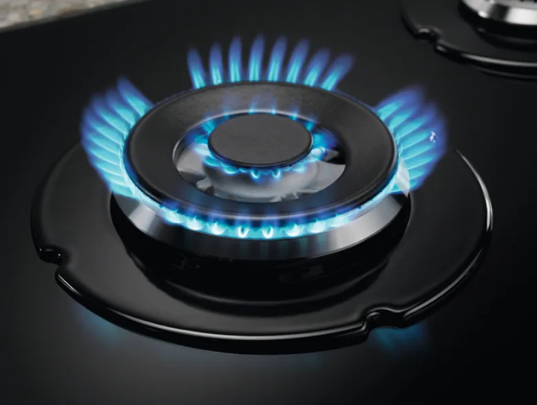 Газова варильна поверхня Electrolux загартоване скло 59х5х52 см чорна 4 конфорки
