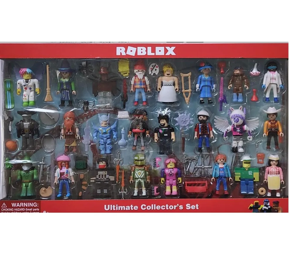 Огромный набор игровых фигурок Roblox 24 фигурки пластиковые 53х31х6 см разные цвета