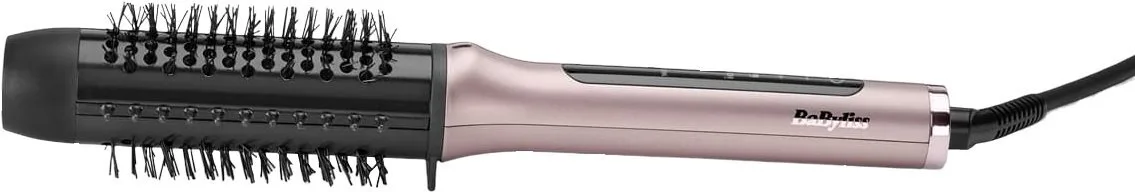 Термощітка Babyliss Volume Boost, 96 Вт, 4 режими, іонізація, холодний обдув, керамічне покриття, рожевий.