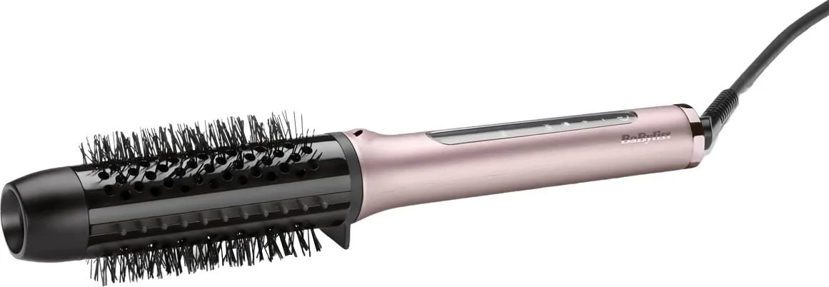 Термощітка Babyliss Volume Boost, 96 Вт, 4 режими, іонізація, холодний обдув, керамічне покриття, рожевий.