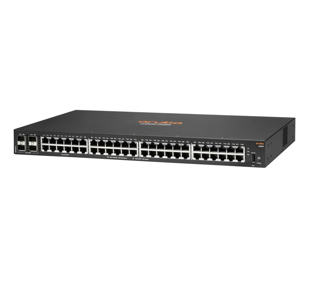 Комутатор HPE Aruba 6000, 48xGE, 4xGE SFP ports, LT Warranty
