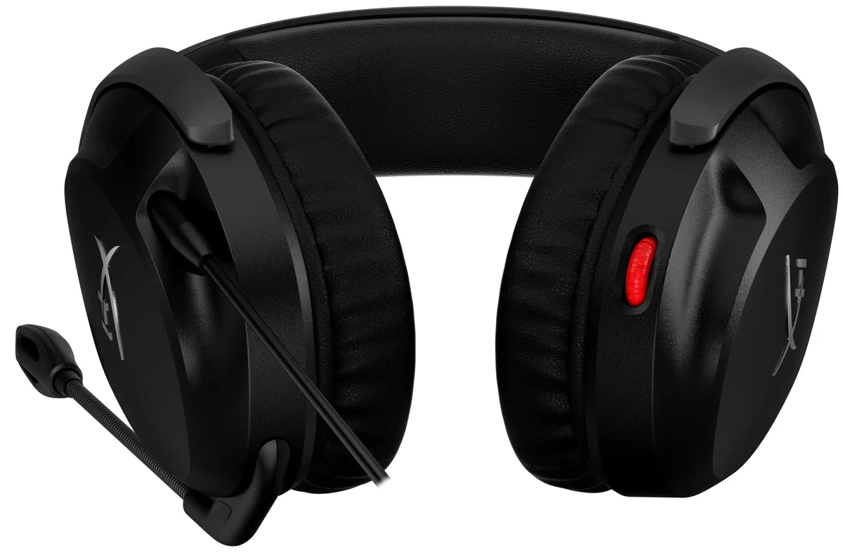 Гарнітура ігрова HyperX Cloud Stinger 2, mini-jack/dual 3.5мм, 2м/0.15м, чорний