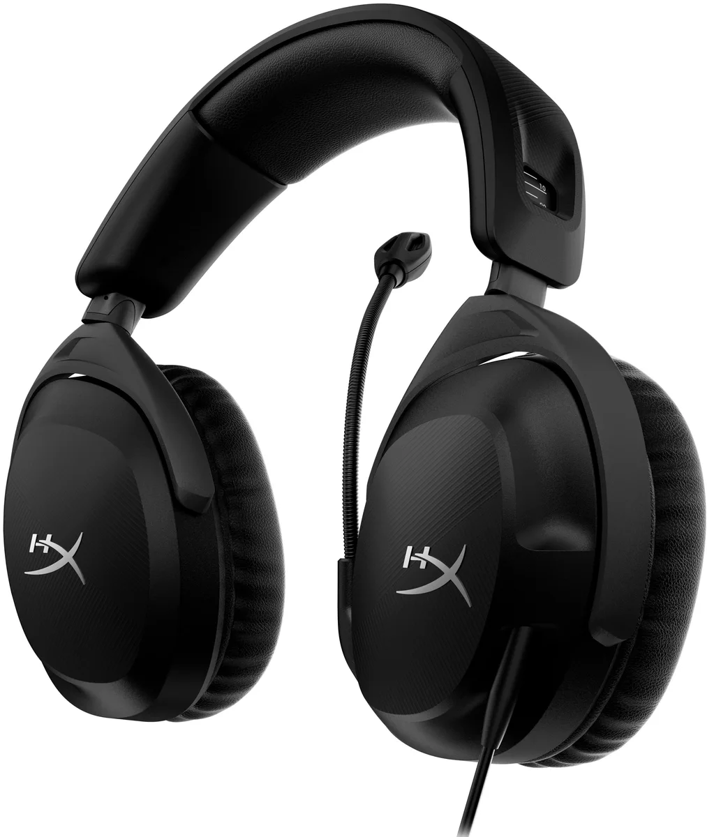 Гарнітура ігрова HyperX Cloud Stinger 2, mini-jack/dual 3.5мм, 2м/0.15м, чорний