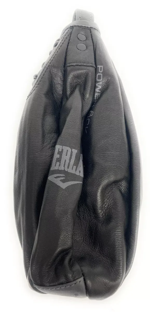 Боксерська груша Everlast шкіряна L чорна