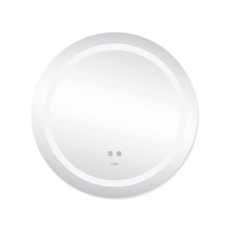 Дзеркало Lidz Aria R600 LED підсвічуванням сенсорне 600х600 мм кругле для ванної кімнати