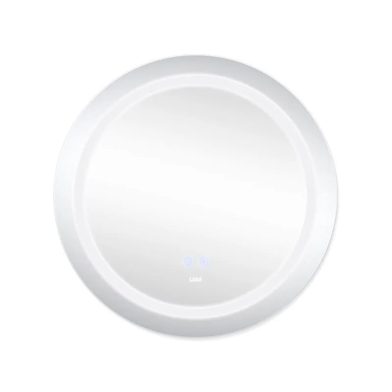 Дзеркало Lidz Aria R600 LED підсвічуванням сенсорне 600х600 мм кругле для ванної кімнати