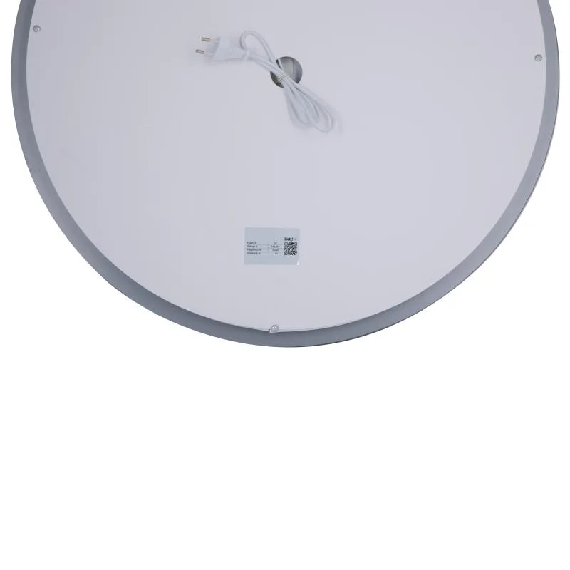 Дзеркало Lidz Aria R600 LED підсвічуванням сенсорне 600х600 мм кругле для ванної кімнати