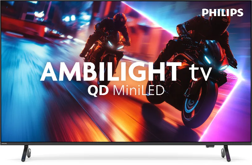 Телевизор 75" Philips MiniLED 4K 144Hz Smart Titan OS Черный Ambilight