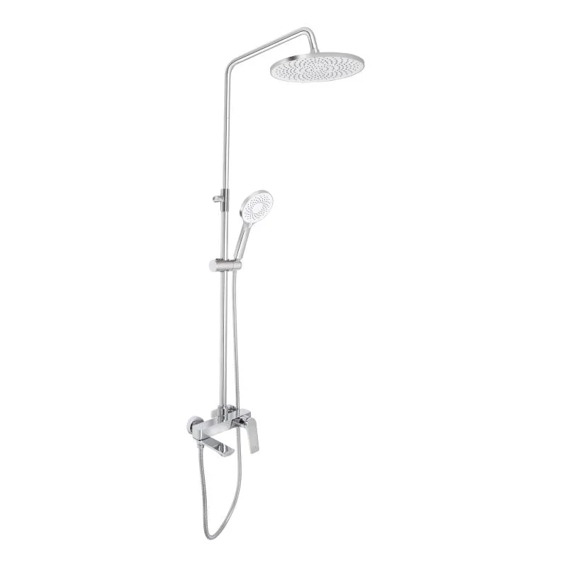 Душова система Qtap Vlasta New 840-1430 мм латунь хромована