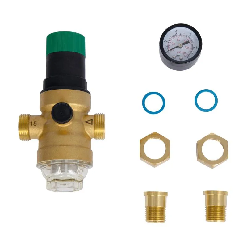 Фільтр самопромивний 1/2" з редуктором Thermo Alliance Forte латунь 150х140х102 мм