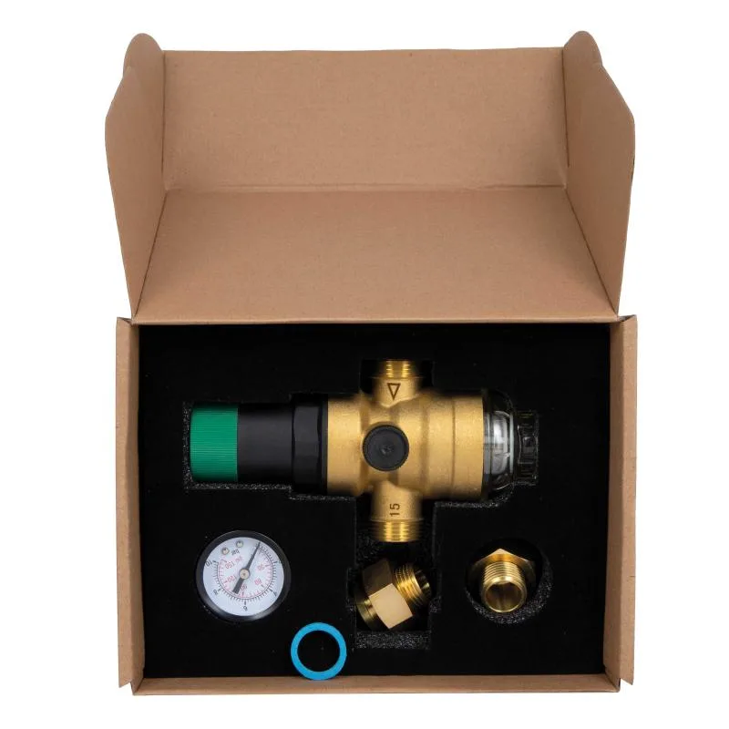 Фільтр самопромивний 1/2" з редуктором Thermo Alliance Forte латунь 150х140х102 мм