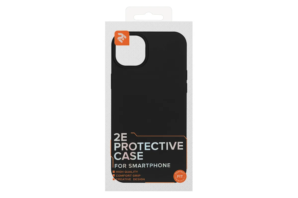 Чохол 2Е Basic для iPhone 14  Max, Liquid Silicone,чорний