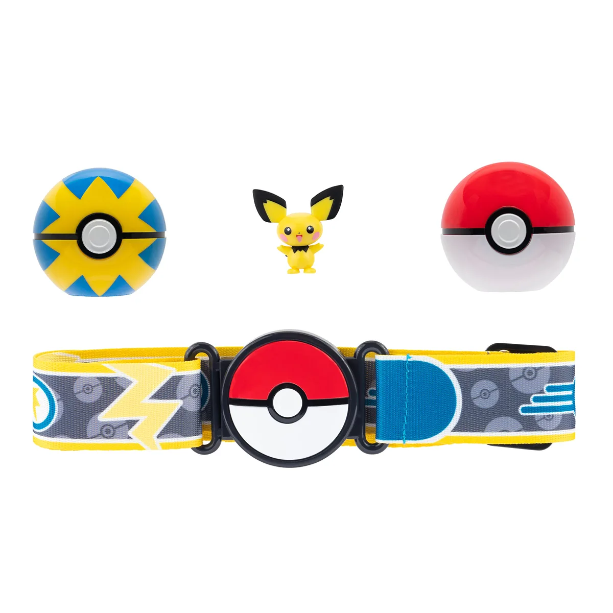 Ігровий набір Pokemon Пояс з покеболами 9,5х24,77х25,4 см полімерний