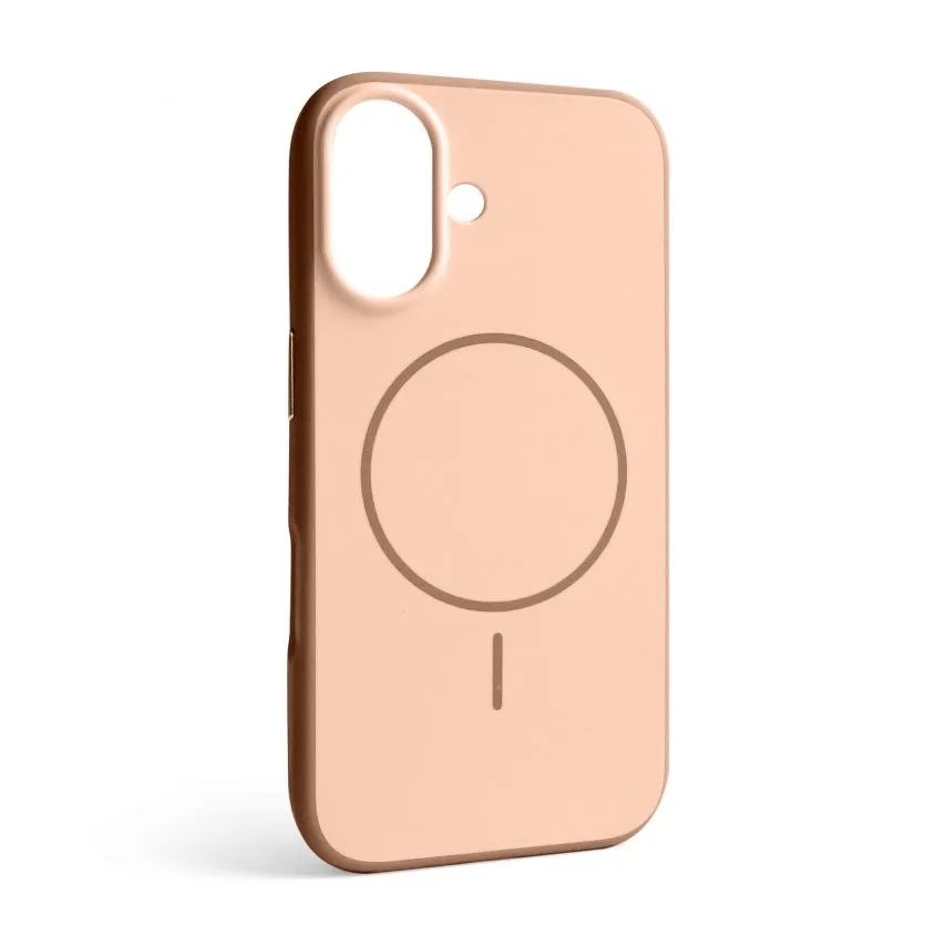 Чохол Soft Matte MagSafe TPU PC для iPhone 16 бежевий