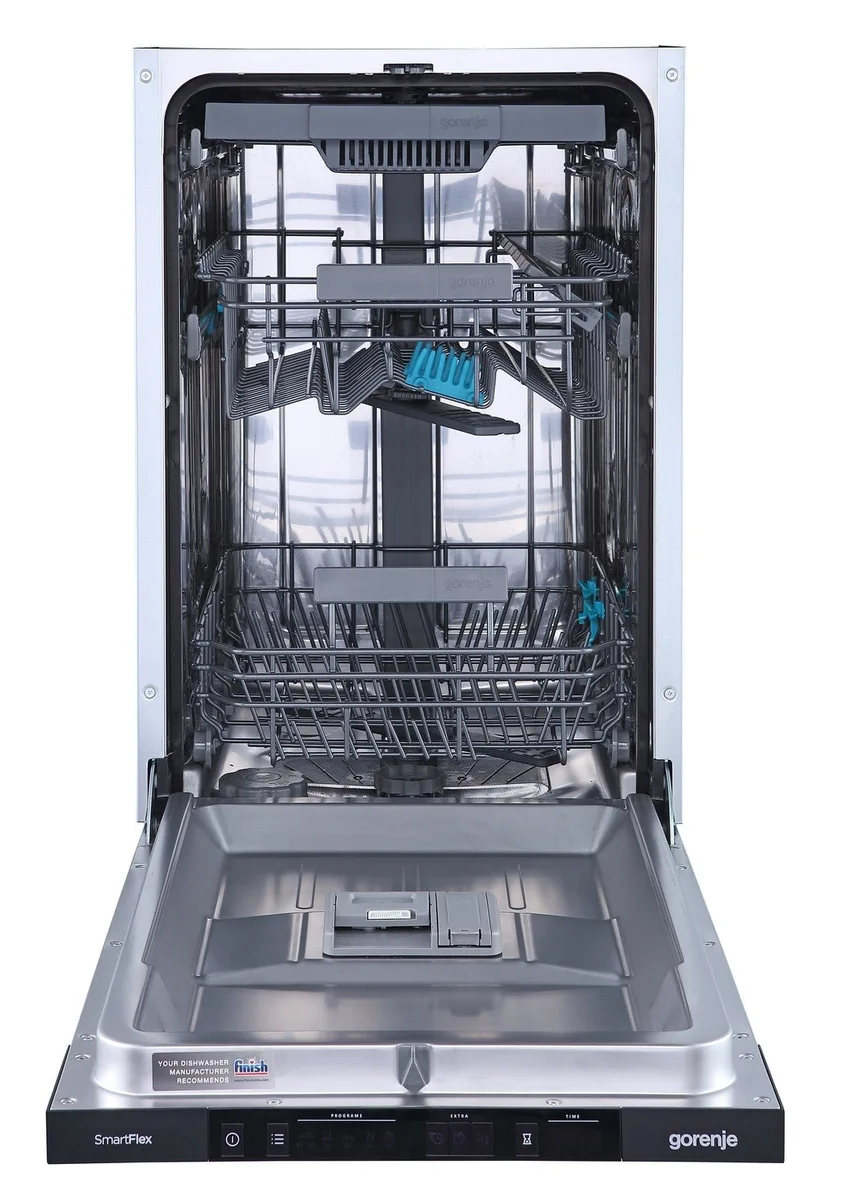 Вбудована посудомийна машина Gorenje, 11 комплектів, клас енергоефективності A+++, 45 см, інверторна технологія, з третім кошиком,