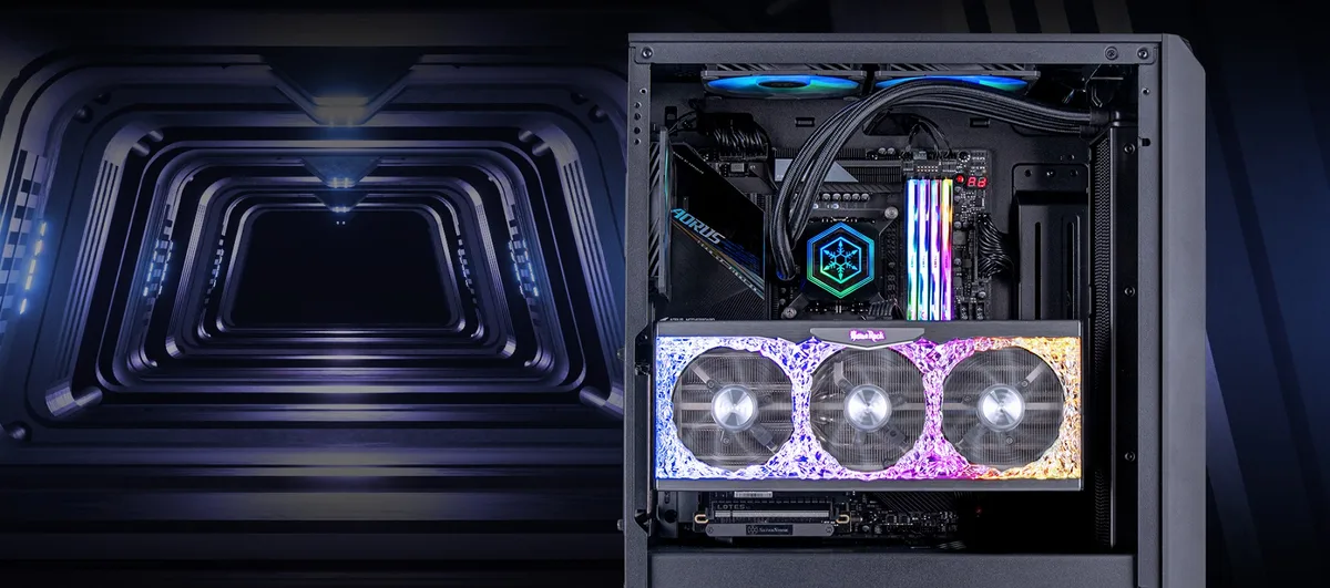 Корпус SilverStone Fara FA511Z-BG без БЖ, 2xUSB3.0, 3x120мм, ARGB VGA 360мм, LCS ready, TG Side Panel, ATX, чорний