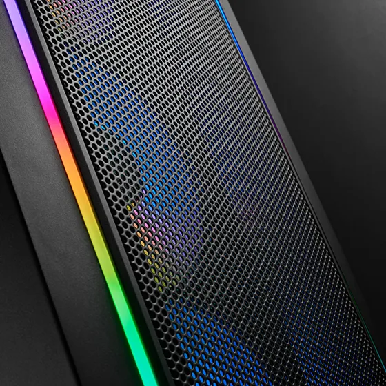 Корпус SilverStone Fara FA511Z-BG без БЖ, 2xUSB3.0, 3x120мм, ARGB VGA 360мм, LCS ready, TG Side Panel, ATX, чорний