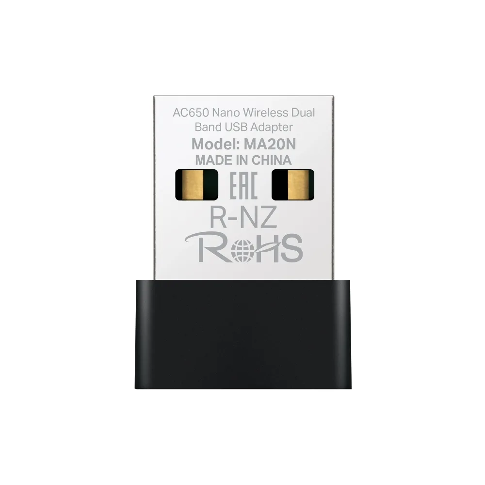 Адаптер WiFi MERCUSYS MA20 AC650, USB