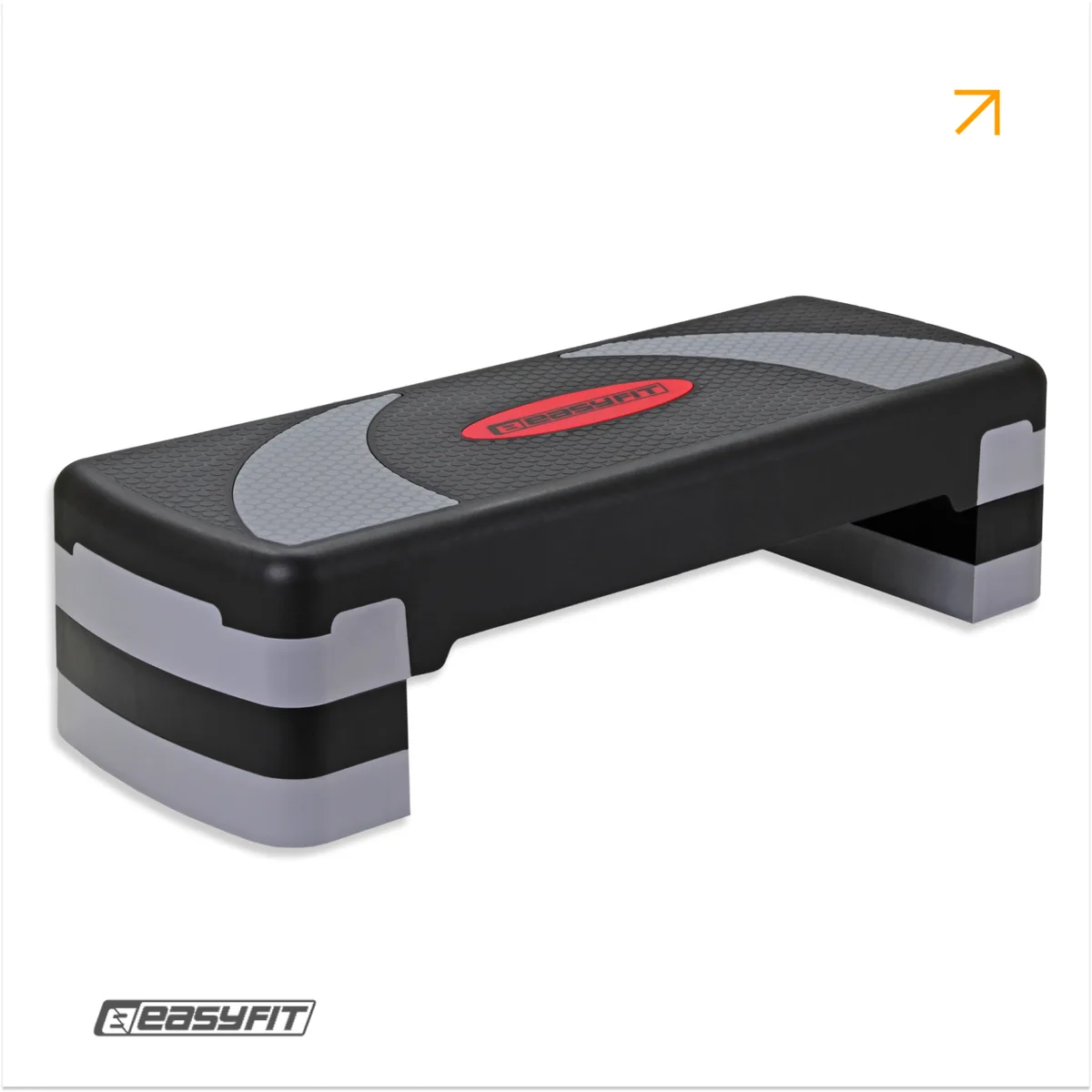 Степ-платформа EasyFit пластик 78х29 см чорна