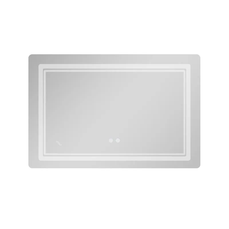 Дзеркало з LED-підсвічуванням Touch антизапотівання Qtap CA2 800х600 мм алюміній/пластик