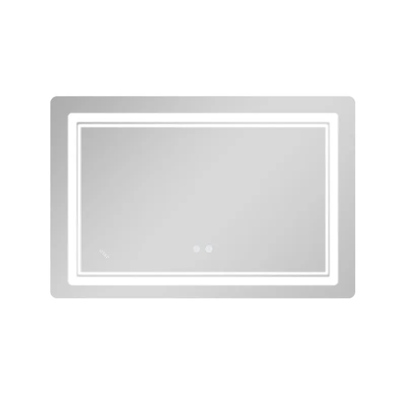 Дзеркало з LED-підсвічуванням Touch антизапотівання Qtap CA2 800х600 мм алюміній/пластик