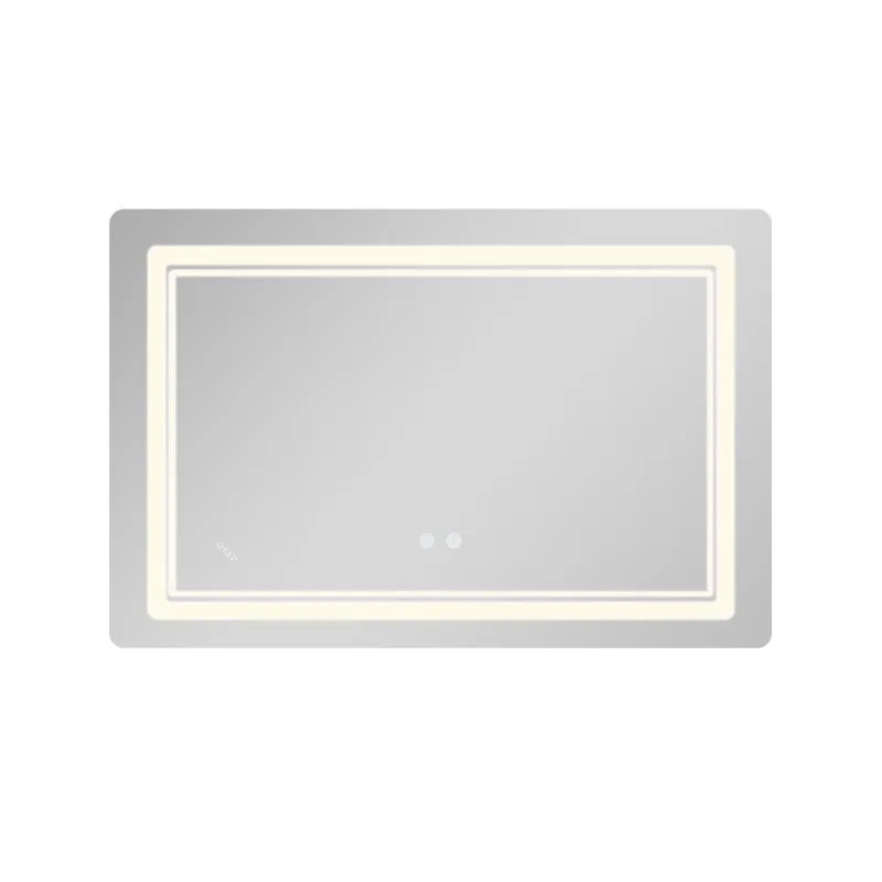 Дзеркало з LED-підсвічуванням Touch антизапотівання Qtap CA2 800х600 мм алюміній/пластик