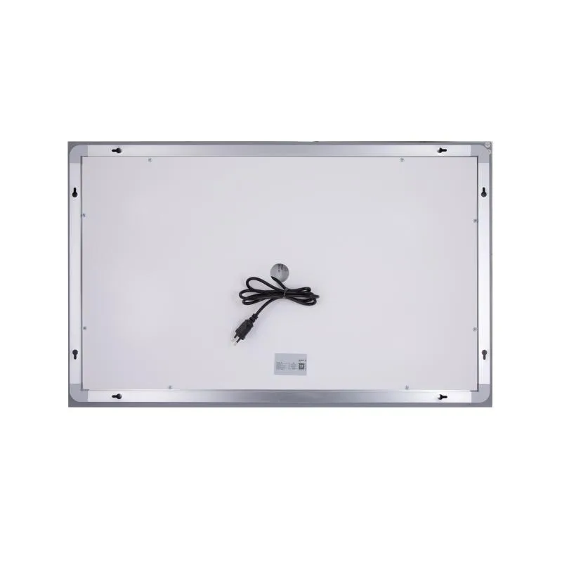 Дзеркало з LED-підсвічуванням Touch антизапотівання Qtap CA2 800х600 мм алюміній/пластик