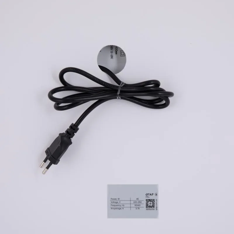 Дзеркало з LED-підсвічуванням Touch антизапотівання Qtap CA2 800х600 мм алюміній/пластик