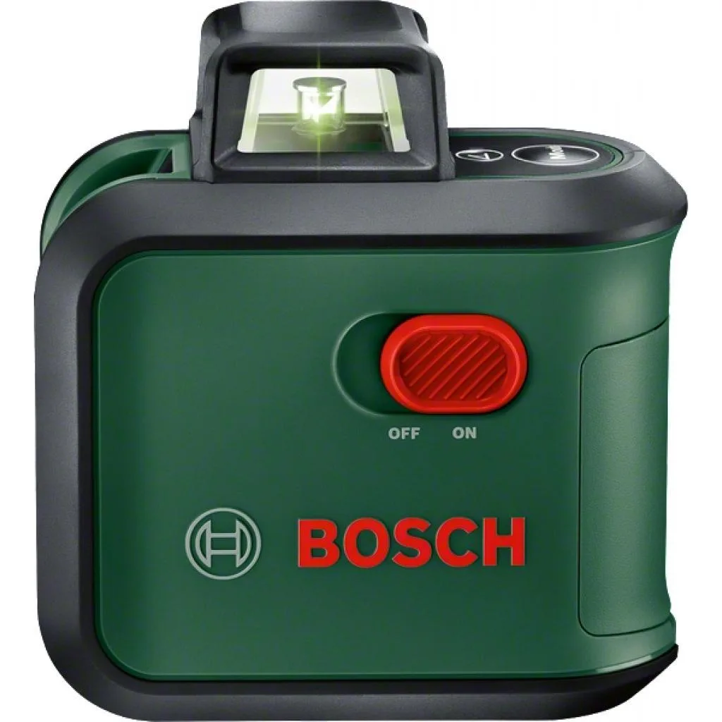 Лазерний рівень Bosch UniversalLevel 360 до 24м ±0.4мм/м, зелений промінь, вага 0.56кг.