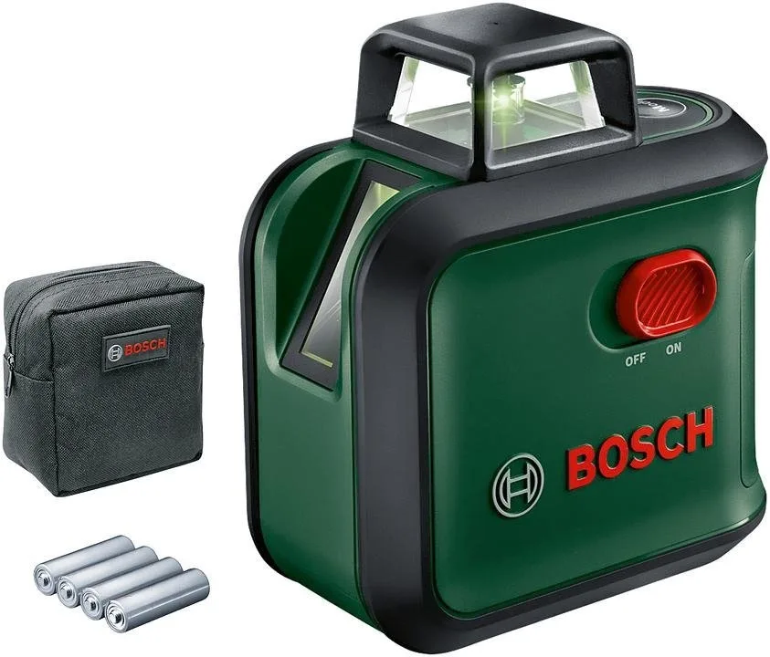 Лазерний рівень Bosch UniversalLevel 360 до 24м ±0.4мм/м, зелений промінь, вага 0.56кг.